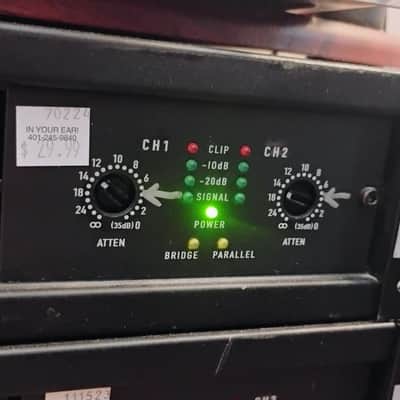 QSC CX602V 2-Channel Commercial Power Amplifier 2010s - Black image 5