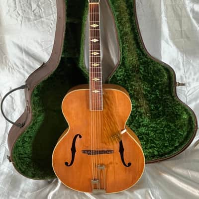1945 Epiphone Triumph Acoustic Archtop Hollowbody Guitar Owned By Tony Bennett w/Original Hardshell Case image 1