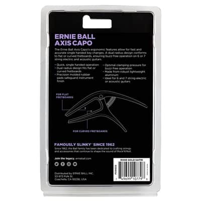 Ernie Ball 9605 Axis Capo Rose Gold 2021 Bild 5