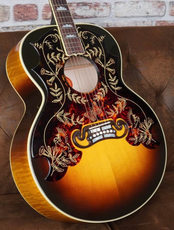 Gibson SJ-200 Custom Engraved Double Pickguards 2026 - Tortoise