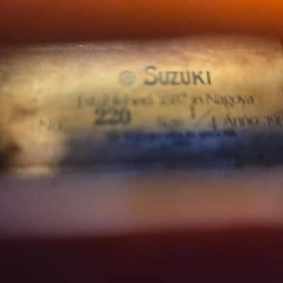 Suzuki No. 220 1/4 Violin, Japan 1986, with Bow & Case. Very Good Condition image 2