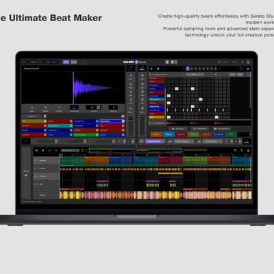 AlphaTheta SLAB MIDI Pad Controller For Serato Studio W/ RGB indicator Touch Strip image 10