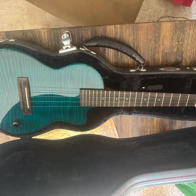 Pono TE-MDB Tenor Thinbody Electric 2020 gloss aqua image 5