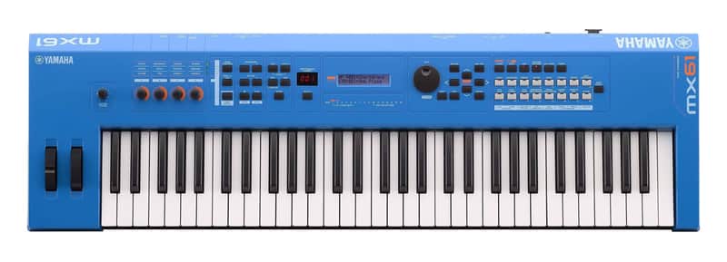 Yamaha MX-61 Production Synthesizer Blue image 1