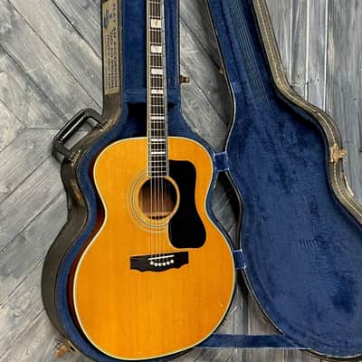 Used Guild 1976 F-50R Jumbo USA made Acoustic Electric Guitar with Case image 12