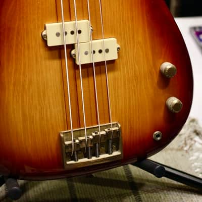 Fernandes FPM-70 Neck-Through Precision Bass; Burst; Amazing woods! image 5
