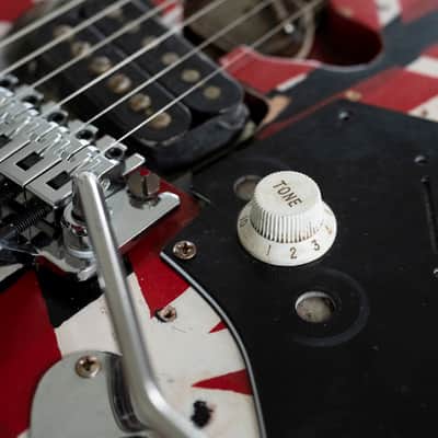 Custom Van Halen Frankenstrat Frankenstein Stratocaster Tribute Met Museum Custom image 18
