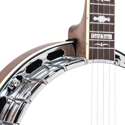 Gold Tone OB-150WF Orange Blossom Wide Rosewood Fingerboard Banjo with Hard Case image 6