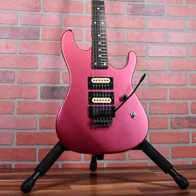 Kramer NightSwan Metallic Muted Pink MIJ 1987-1990 w/ Kramer Gig bag image 13