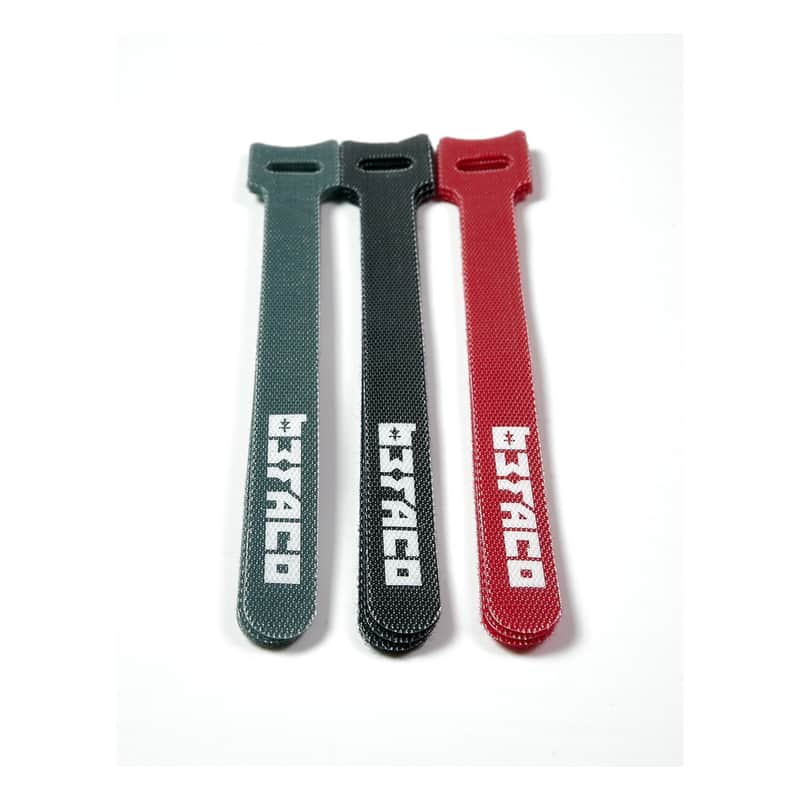 Befaco Cable Ties - 15cm (Grey, Red & Black) image 1