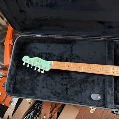 Fender Telecaster special edition guitar matching headstock 2009 - Sea foam green image 19