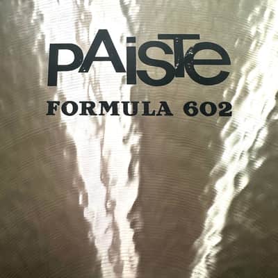 Paiste 24” Formula 602 Modern Essentials Ride 2016 image 3