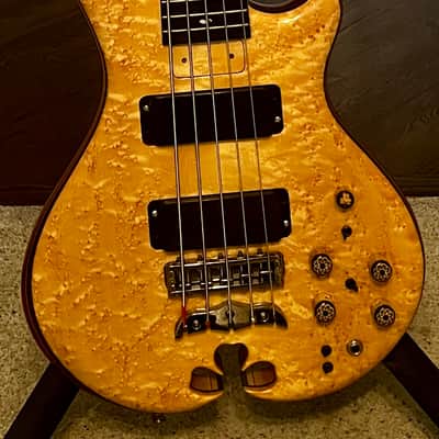 Alembic MKLB5 Mark King Signature Deluxe 5 String Bass Maple Trifecta 2013 w/OHSC image 2