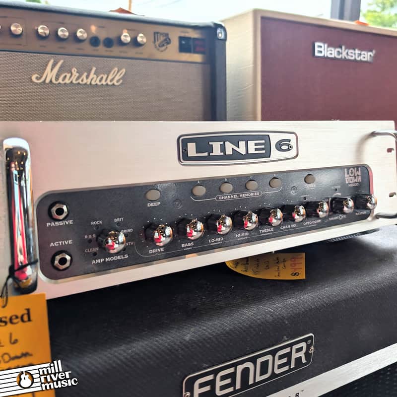 line 6 lowdown hd400 ベースヘッドアンプ Line 6 LowDown HD400 400-Watt Rackmount Bass Amp Head | Reverb