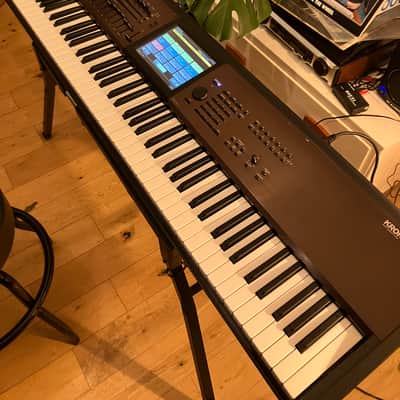 Korg Kronos LS 88 Workstation 2010s - Maroon image 2