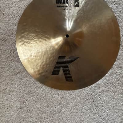 Zildjian K Dark Crash mid 1990's to present - Traditional dark finish with classic K-series lathing. image 1