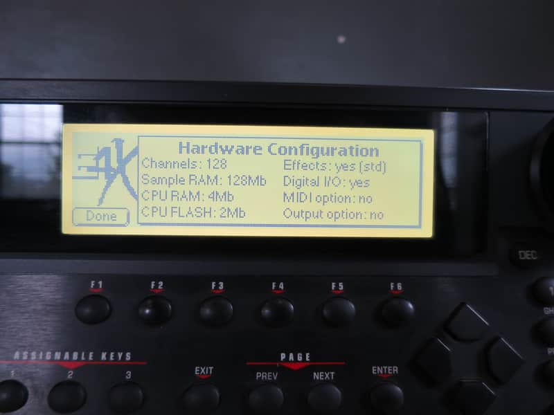 E-MU Systems Emulator EMU E4X E 4 X Turbo Hollywood Gold 6806