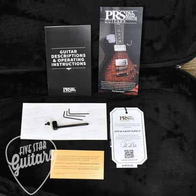 PRS Wood Library CE-24 Satin Quilt Top - Faded Gray Black Cherry Burst image 14