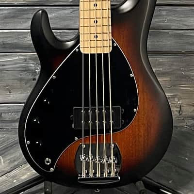 Sterling by Music Man Left Handed StingRay Ray 4 Electric Bass- Satin Sunburst image 1
