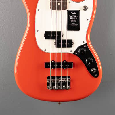 Fender Player II Mustang Bass PJ - Coral Red w/Rosewood image 2