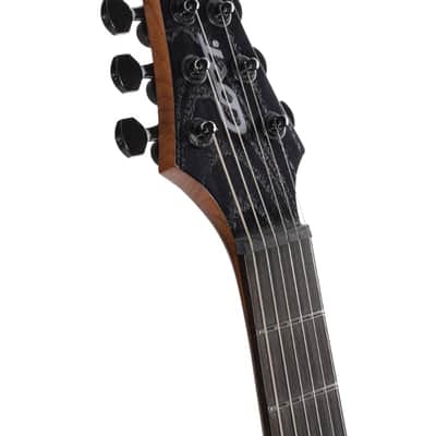 Cort KX700OPBK KX Series Evertune Double Cutaway Electric Guitar. Open Pore Black image 6