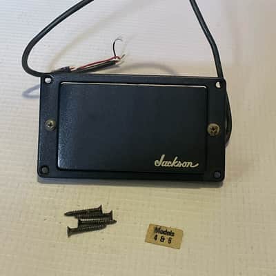 1980's USA Charvel Jackson J-50BC Black Bridge Humbucker Guitar Pickup w/ Ring 9k