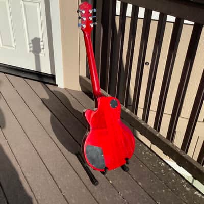 DeArmond M-72 2001 Crimson Red Transparent image 8