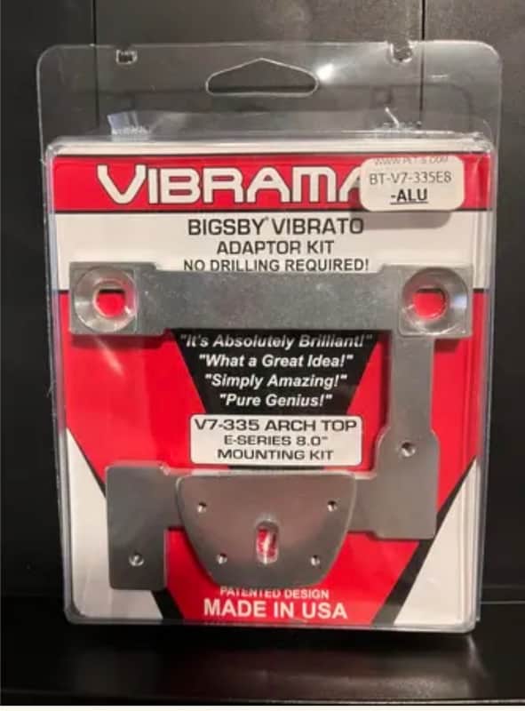Vibramate V7-335-G-C V7 Archtop Adapter Kit for Bigsby B7