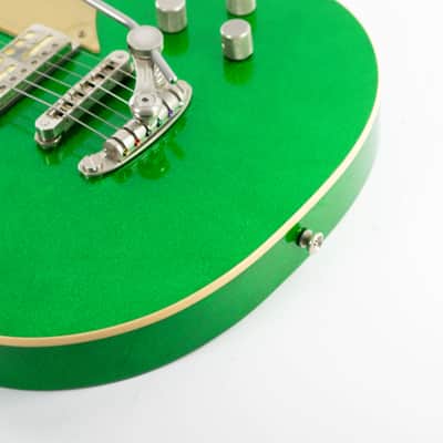 Fano Alt De Facto RB6 Thinline 2023 Candy Green Sparkle Light Distress image 13