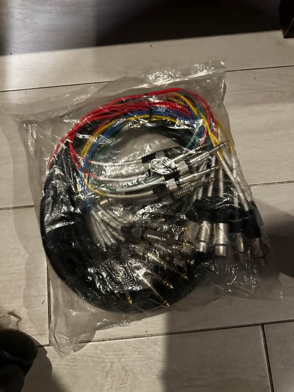 Seismic Audio SAXT-16x20F 16-Channel 1/4" TRS Male to XLR Female Snake Cable - 20' 2010s - Various image 1