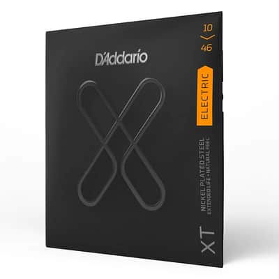 D'Addario XTE1046 XT Electric Nickel Plated Steel, Regular Light, 10-46 2019
