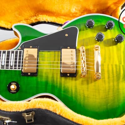 2023 Gibson Custom Shop Les Paul Custom Figured Iguana Burst M2M Long Tenon OHSC COA image 6