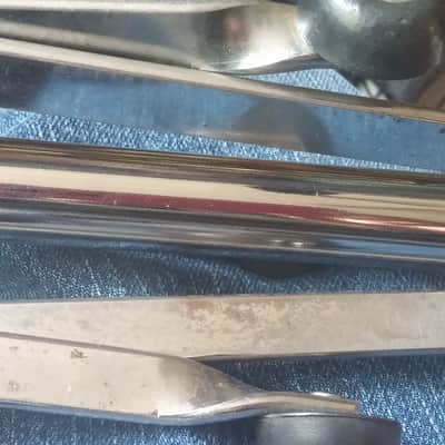Vintage WFL FLAT BASE ATLAS SNARE STAND 1ST GEN CONCERT Riveted Rubber Feet 50s 60s LUDWIG image 25