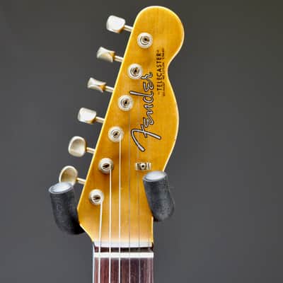Fender Custom Shop 1963 Telecaster Relic 3A Rosewood Fingerboard Aged Lake Placid Blue image 6