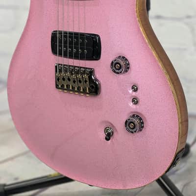 Paul Reed Smith PRS Guitars Wood Library Custom 24-08 6 String Electric Guitar Bubblegum Pink Sparkle image 3