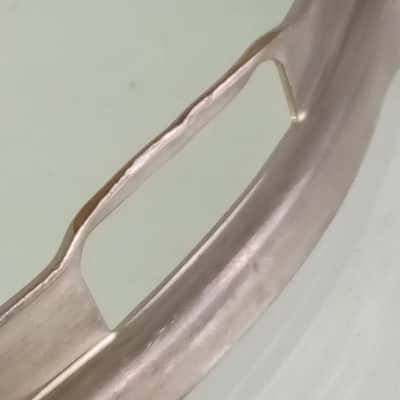 Ludwig 15"NOB BRASS Triple-Flange Snare Drum Nickel Resonant Rim/Hoop 8Lug WFL image 5