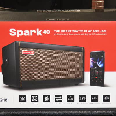Spark Positive Grid 40w Guitar Modeling Amplifier – Used - Balck Tolex image 8
