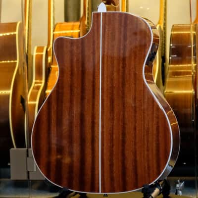 D'Angelico Premier Gramercy Cutaway Deluxe HSC Abalone MOP Bone Ebony Vintage Sunburst Mint Extras image 3