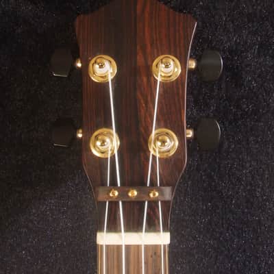 Handmade Tenor Ukulele, Solid Spalted Maple, Indian Rosewood, Soft-bag, Bruce Wei UG17-3049 image 2