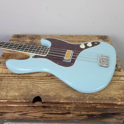 2023 Fender Gold Foil Jazz Bass - Sonic Blue With OHSC image 7