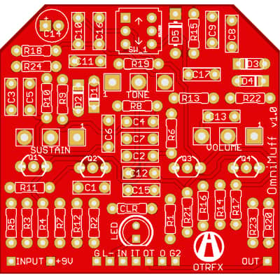 Omni Muff PCB - Build any transistor-based Big Muff you desire! image 2