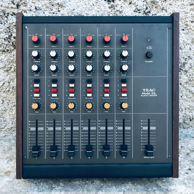 TEAC Model 2A Vintage RARE '80s Analog Audio Mixer (Made in | Reverb
