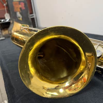 Vintage Buescher Aristocrat Bb Tenor Sax Saxophone with Original Case and Mouthpiece image 10