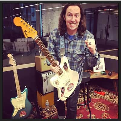 Lefty Left Handed Fender Jaguar Olympic White - Aquabats owned - image 10