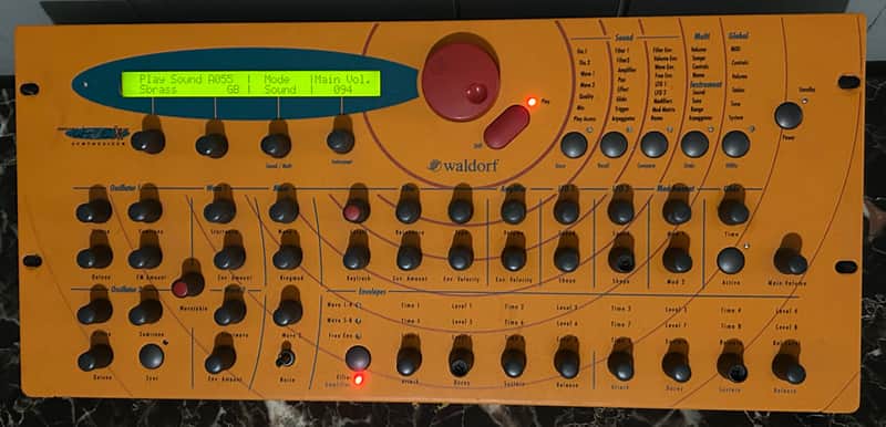 Waldorf Microwave XT Version 2.33 Rackmount Wavetable Synthesizer image 1