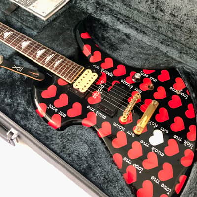 🧧SALE!🧧🖤 Hide black heart ♥️ PSYCHOVISION Fernandes Burny hide Model Memorial Mockingbird MG-155 BK 黑心 松本秀人 結他 吉他 guitar 。 Yellow Heart be@rbrick 黑心 HEADWAX hide MUSEUM Since 2000 MG Jr HY 450x 420s 165x 180 70 280 360 X japan 黃心 Green heart 🩵👑🎇🕊️ image 16