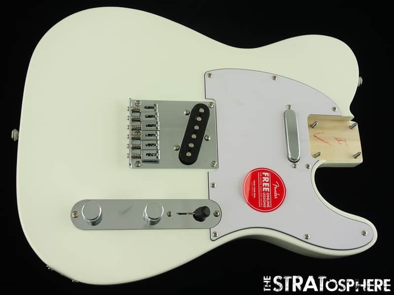 Fender Squier Affinity Series Telecaster Tele LOADED BODY Olympic White. image 1