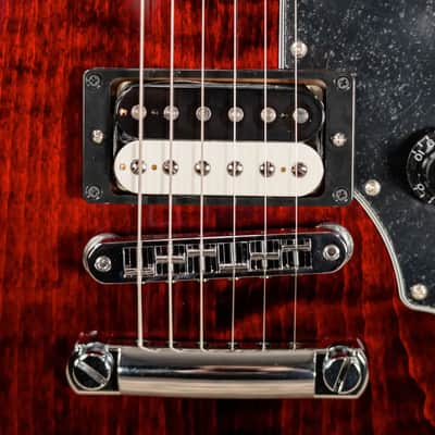 Gibson Victory Figured Top Electric Guitar - Wine Red Burst with Dirty Fingers Pickups and Hardshell Case image 8