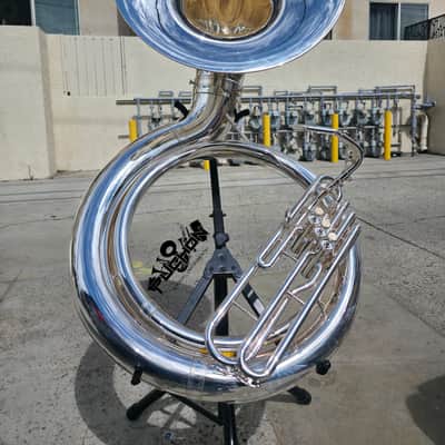 Eastman EPH495 Silver Bb Sousaphone - Professional image 8