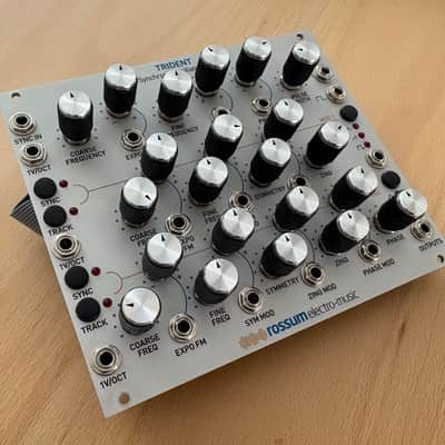 Rossum Electro-Music Trident Multi-Synchronic Oscillator Ensemble Eurorack Module 2019 - 2021 - Silver image 3